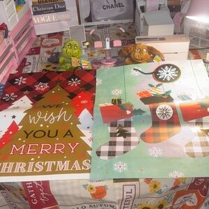 Christmas Gift Bags with Festive Designs